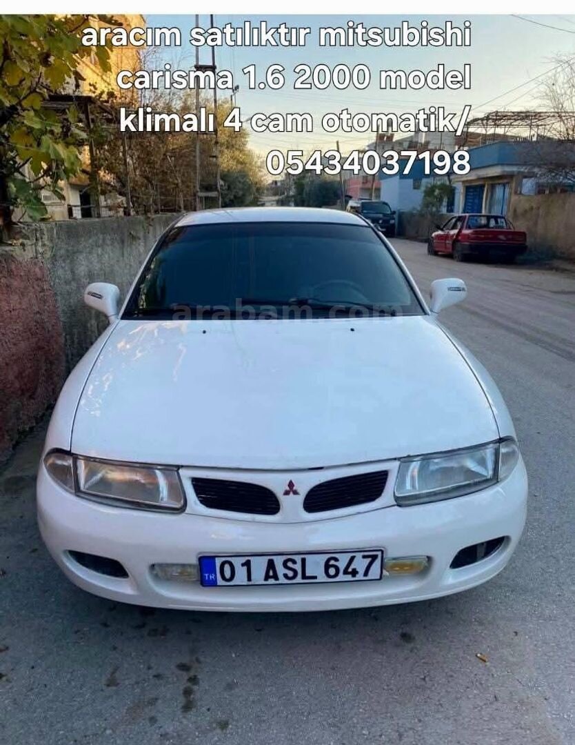 Sahibinden Mitsubishi Carisma 1.6 GL 2000 Model Adana 450.000 km Beyaz 1