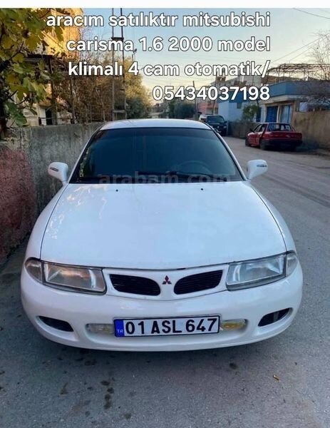 Sahibinden Mitsubishi Carisma 1.6 GL 2000 Model Adana 450.000 km Beyaz