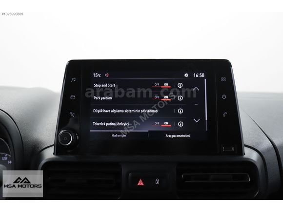 MSA-2023 OPEL COMBO 1.5 D EDİTİON DİREKSİYON ISITMA E-TOGGLE!