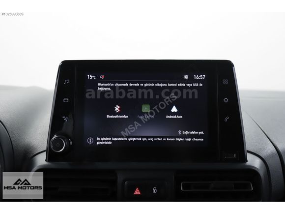 MSA-2023 OPEL COMBO 1.5 D EDİTİON DİREKSİYON ISITMA E-TOGGLE!