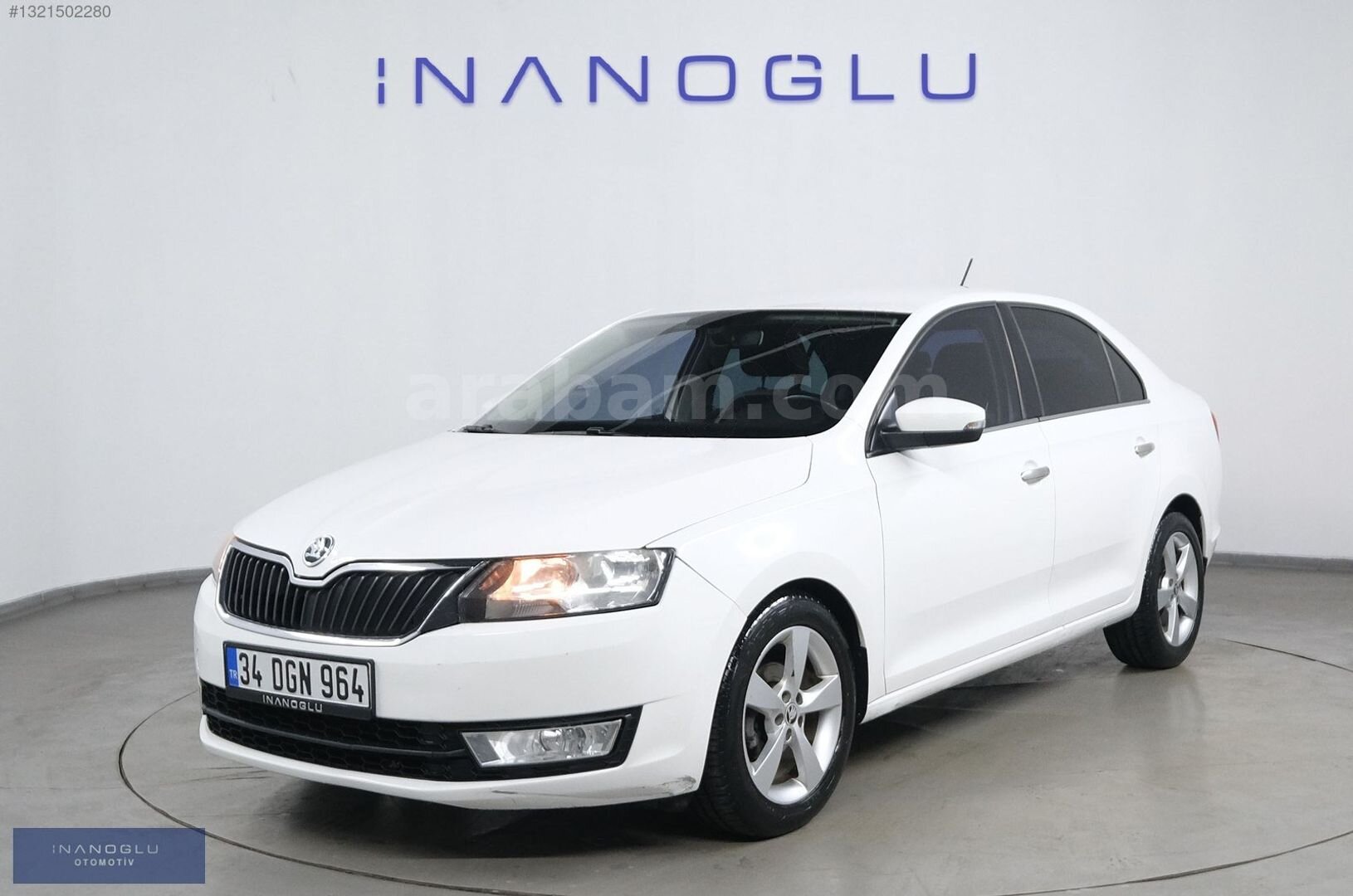 Galeriden Skoda Rapid 1.4 TDI Style 2016 Model İstanbul 167.000 km Beyaz 1