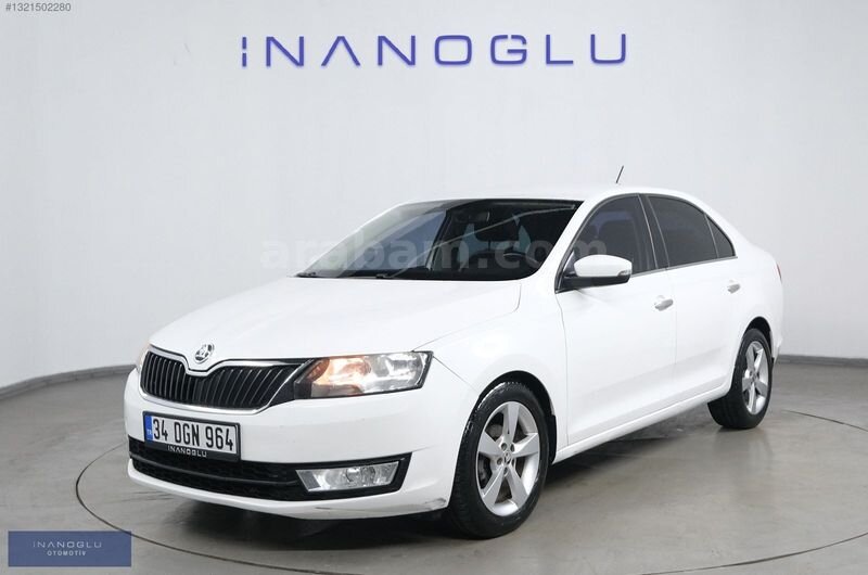 Galeriden Skoda Rapid 1.4 TDI Style 2016 Model İstanbul 167.000 km Beyaz