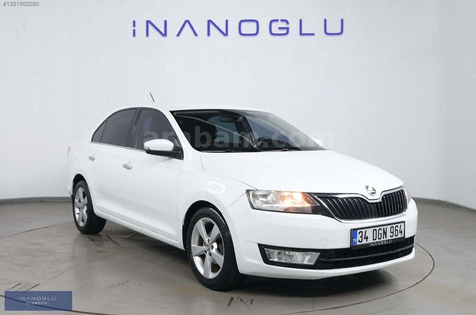 Galeriden Skoda Rapid 1.4 TDI Style 2016 Model İstanbul 167.000 km Beyaz 3