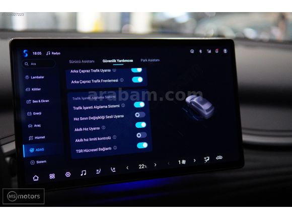 MS MOTORS | 2025 BYD ATTO 3 DESİGN CAM TAVAN 360 KAMERA ACC