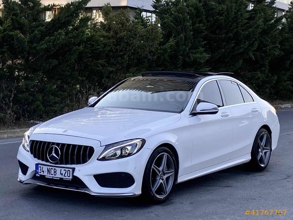 ORJİNAL 2017 C200D AMG 79 BİN KM CAM TAVANLI DEĞİŞENSİZ