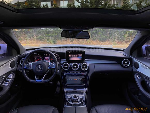 ORJİNAL 2017 C200D AMG 79 BİN KM CAM TAVANLI DEĞİŞENSİZ
