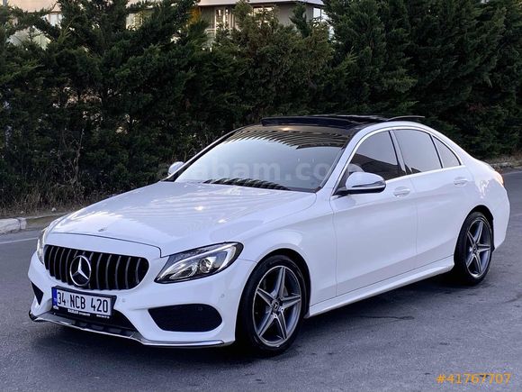ORJİNAL 2017 C200D AMG 79 BİN KM CAM TAVANLI DEĞİŞENSİZ