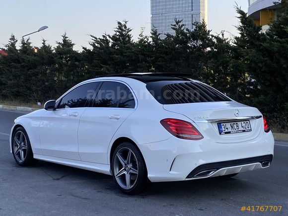 ORJİNAL 2017 C200D AMG 79 BİN KM CAM TAVANLI DEĞİŞENSİZ