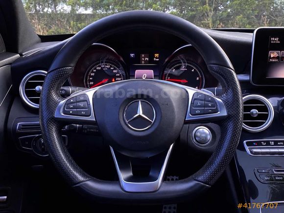 ORJİNAL 2017 C200D AMG 79 BİN KM CAM TAVANLI DEĞİŞENSİZ