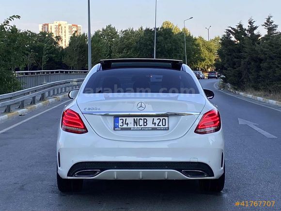 ORJİNAL 2017 C200D AMG 79 BİN KM CAM TAVANLI DEĞİŞENSİZ