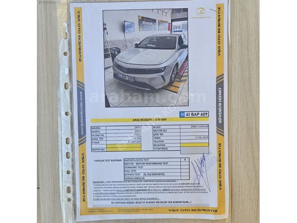 ORJ.22.### KM'DE 2024 MODEL! ASTRA 1.2 TURBO EDİTİON! HATASIZ!