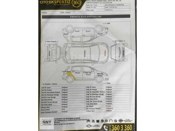 GALERİ GÜNEY 2006 OPEL ASTRA 1.6 ELEGANCE 260.000 KM CAM TAVAN