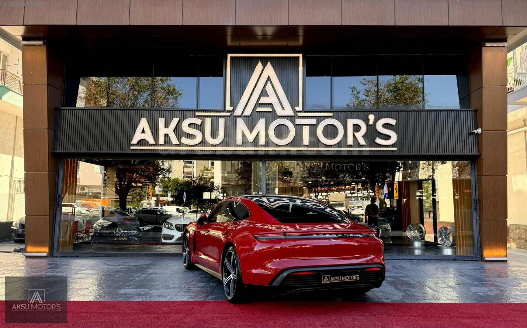 Galeriden Porsche Taycan Elektrik 2021 Model Antalya 59.000 km Kırmızı 6