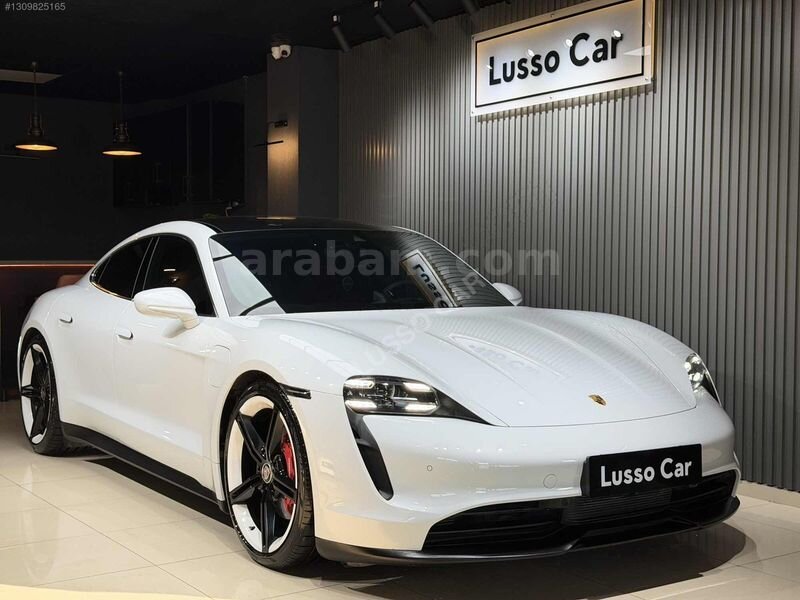 Galeriden Porsche Taycan Elektrik 4S Performance Plus 2020 Model İzmir 65.000 km Beyaz