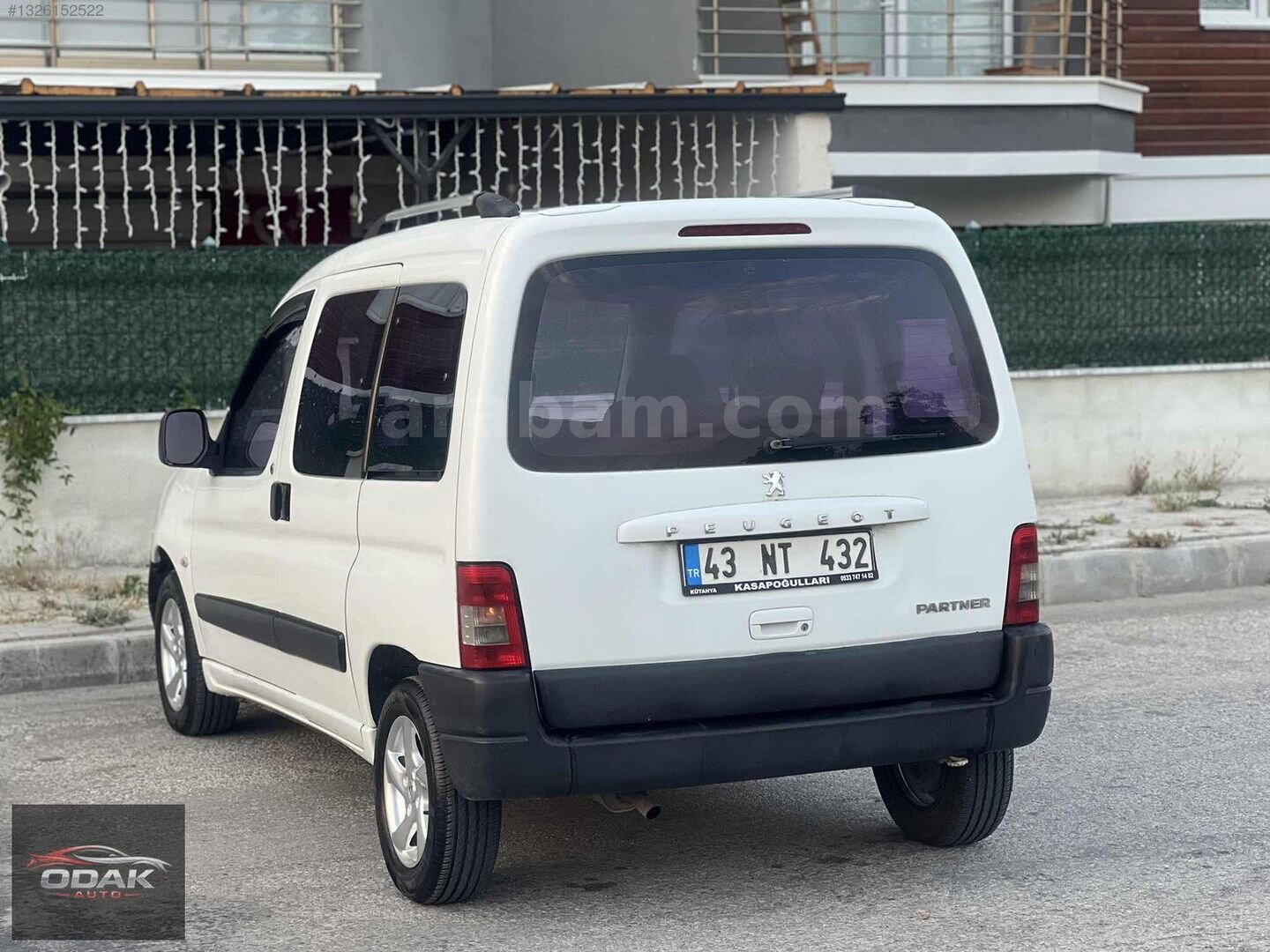 Galeriden Peugeot Partner 1.9 D 2008 Model Kütahya 195.000 km Beyaz 4