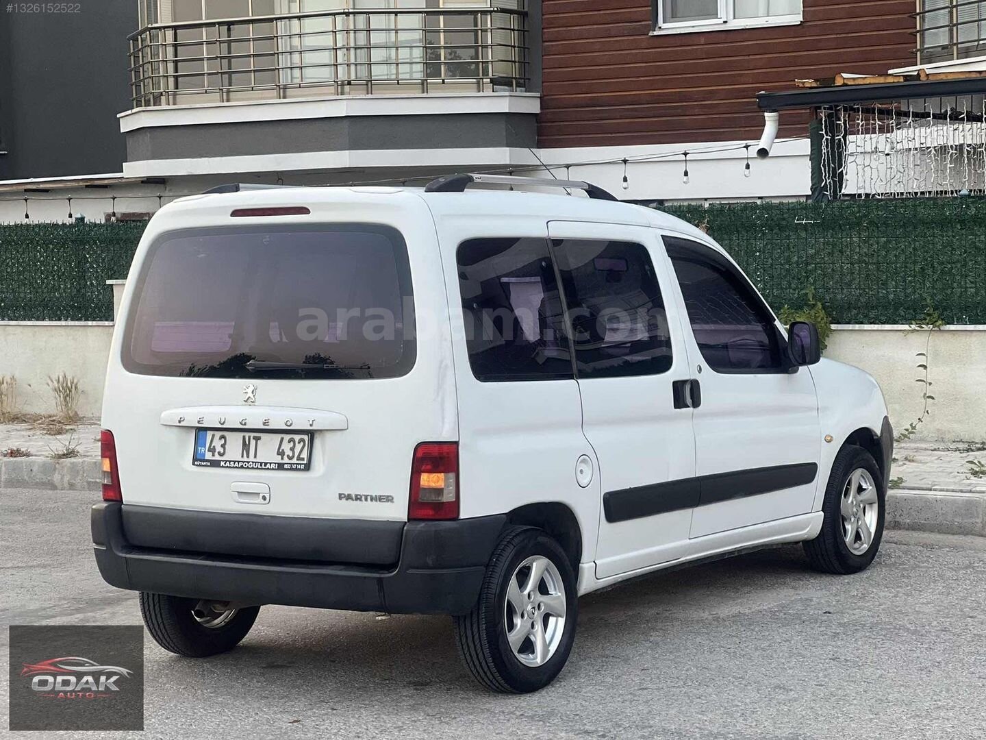 Galeriden Peugeot Partner 1.9 D 2008 Model Kütahya 195.000 km Beyaz 3