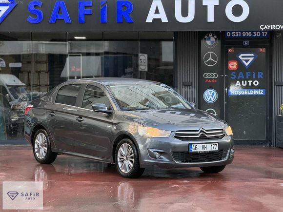 SAFİR AUTO 2013 CİTRÖEN C-ELYSEE EXCLUSİVE 1.6 DİZEL 127 BİN KM