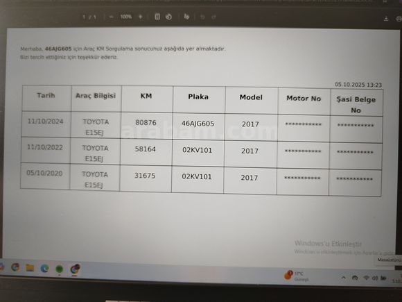 Acil  Sahibinden Toyota Corolla 1.6 Advance 2017 Model Ankara