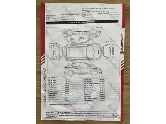 SUNROOFLU VOLSKWAGEN GOLF HİGHLİNE
