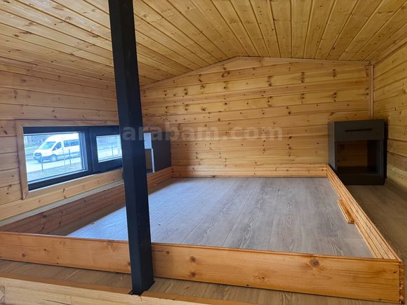 8M UZUNLUĞUNDA 2,55M GENİŞLİĞİNDE 4M YÜKSEKLİĞİNDE LOFT KATLI