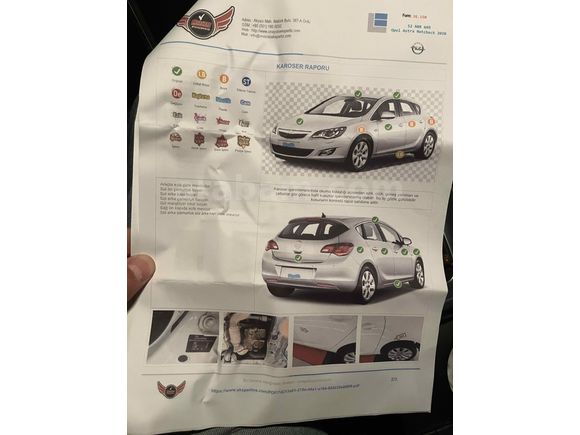 Sahibinden Opel Astra 1.4 T Edition Plus 2020 Model Ordu