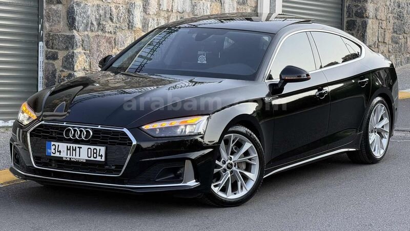 Galeriden Audi A5 Sportback 40 TDI Quattro Advanced 2024 Model İstanbul 46.000 km Siyah
