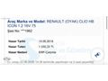 2015 model _RENAULT CLİO_ 1.2 BENZİNLİ - İCON -BOYASIZ + HATASIZ