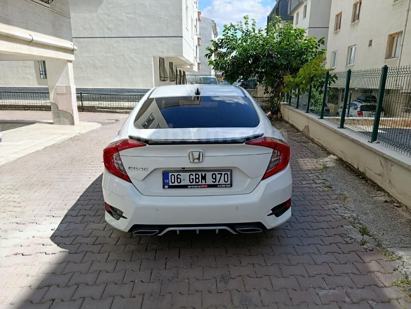 Sahibinden Honda Civic 1.6i VTEC Eco Elegance 2018 Model Ankara 118.000 km Beyaz 4
