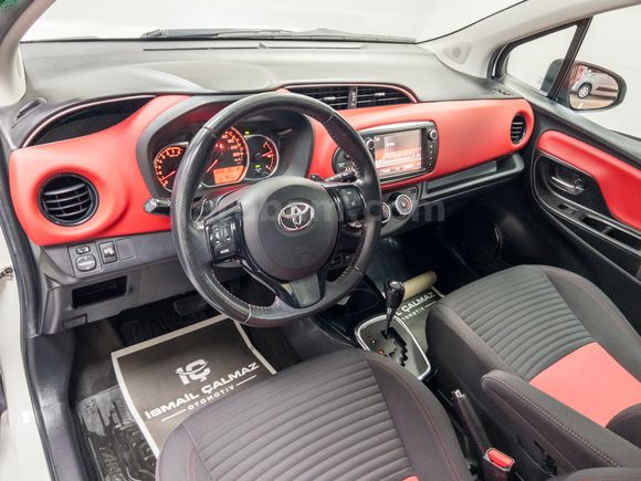 "%0 FAİZ KREDİ"2014 YARIS 1.33 STYLE RED SKYPACK "95.719 KM"