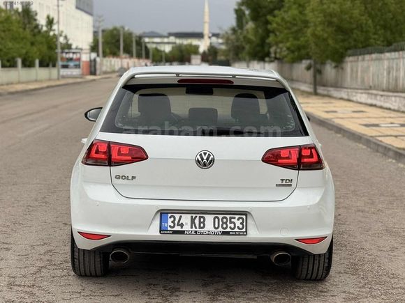 2013 VW GOLF 7 1.6 TDI MIDLİNE PLUS HATASIZ CAM GİBİ