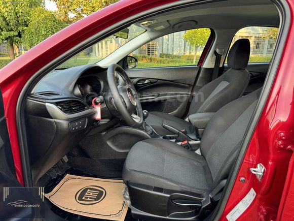 2019 FİAT EGEA 1.4 FİRE 95HP ATEŞ KIRMIZI BAKIMLI 105 BİN KM