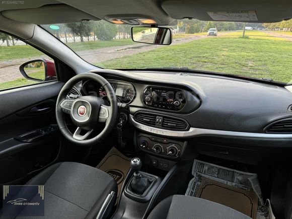 2019 FİAT EGEA 1.4 FİRE 95HP ATEŞ KIRMIZI BAKIMLI 105 BİN KM