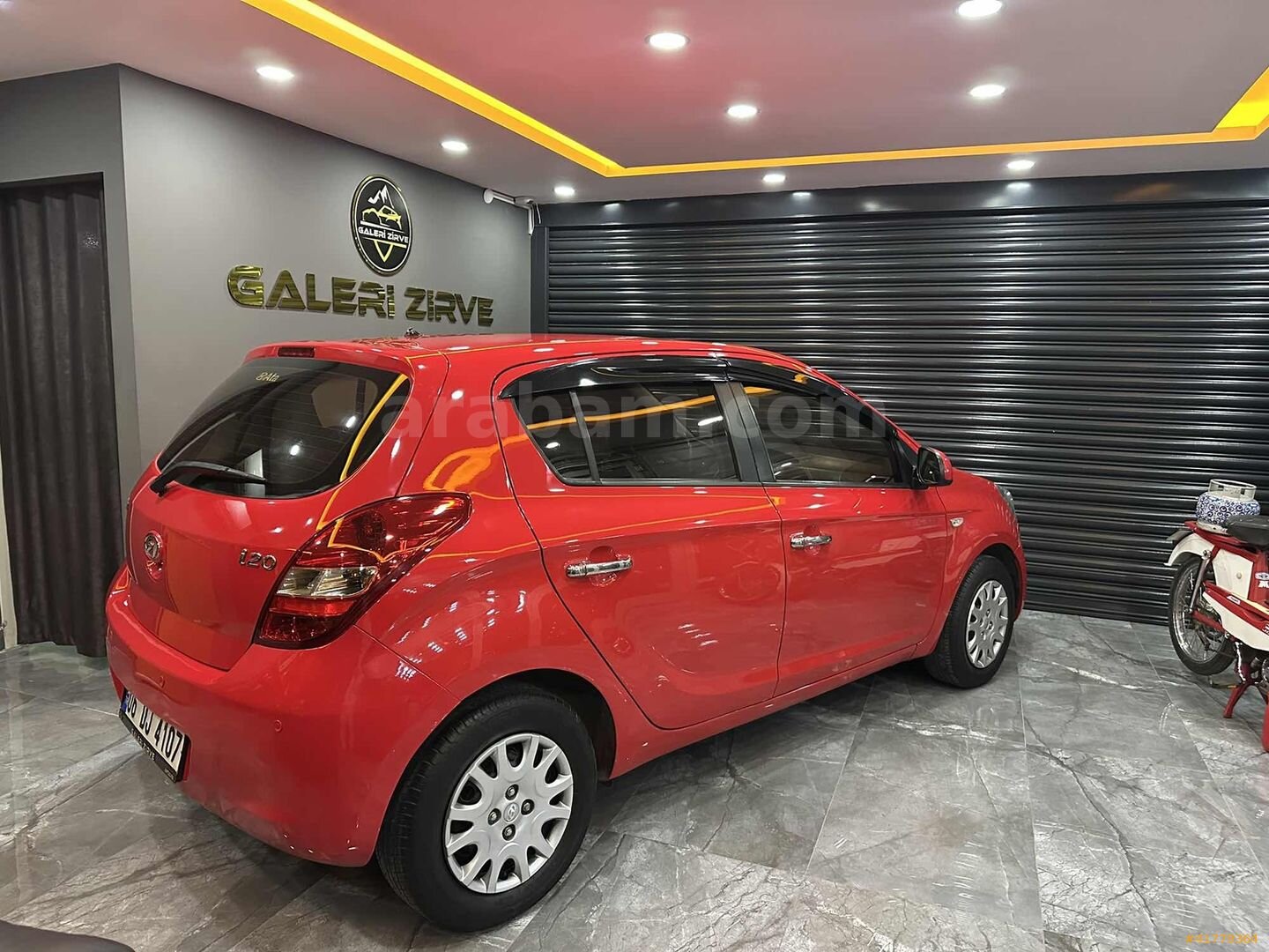 Galeriden Hyundai i20 1.4 CVVT Team 2011 Model Antalya 126.400 km Kırmızı 6