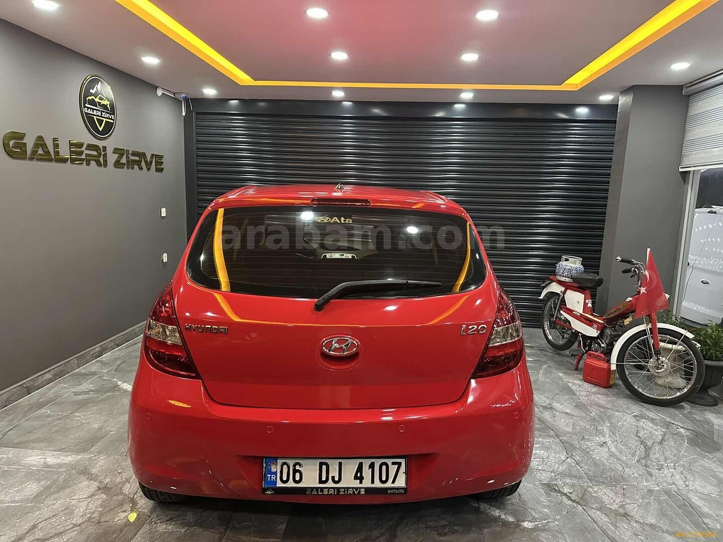 Galeriden Hyundai i20 1.4 CVVT Team 2011 Model Antalya 126.400 km Kırmızı 5