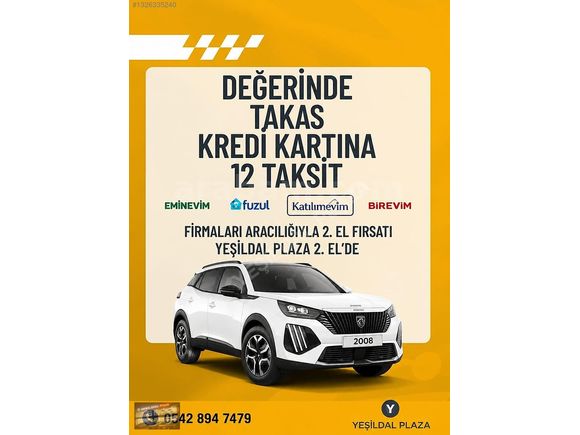 YEŞİLDAL PLAZA 2026 GRAM BOYASIZ HATASIZ 1.3 TCE DUSTER 6001 KM