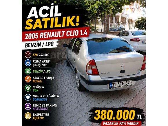 Sahibinden Renault Clio 1.4 Authentique 2005 Model