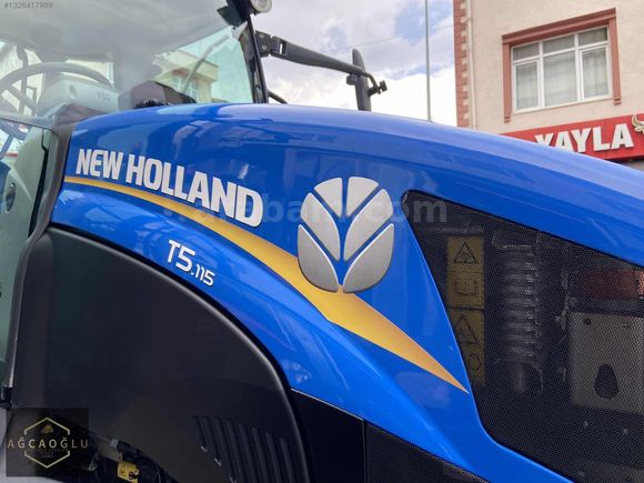 2017 NEW HOLLAND T5.115 4X4 KLİM. KAB.ELECTRO COMMAND AĞCAOĞLU