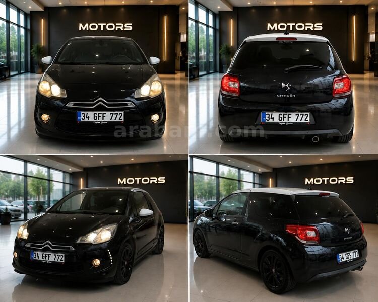 Sahibinden DS Automobiles DS3 1.6 VTi DStyle 2010 Model İstanbul 202.000 km Siyah