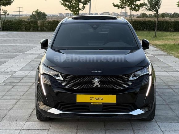 FUL +FU 102 BİN KM 2021 HATASİZ BOYASİZ SİYAH 3008 GT
