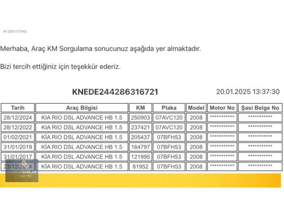 2008 MODEL 1.5CRDI EX ADVANCE 110 HP. DEĞİŞENSİZ 4CAM OTM. ABS..