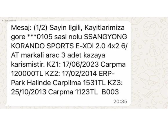 SADECE 113,xxx KM DE