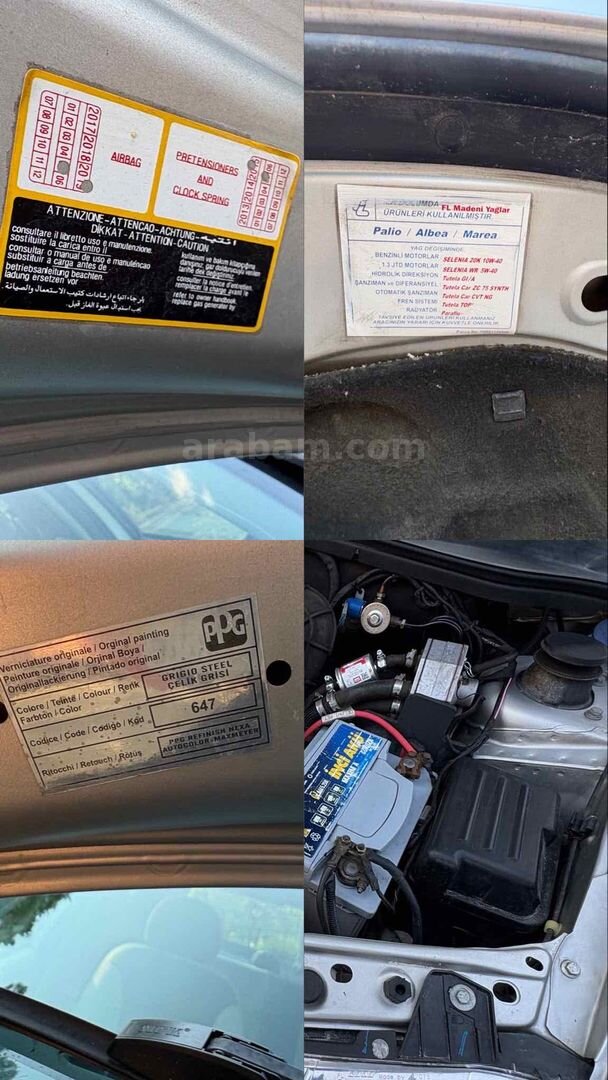 Galeriden Fiat Albea 1.2 Active 2005 Model Muğla 121.000 km Gri 3