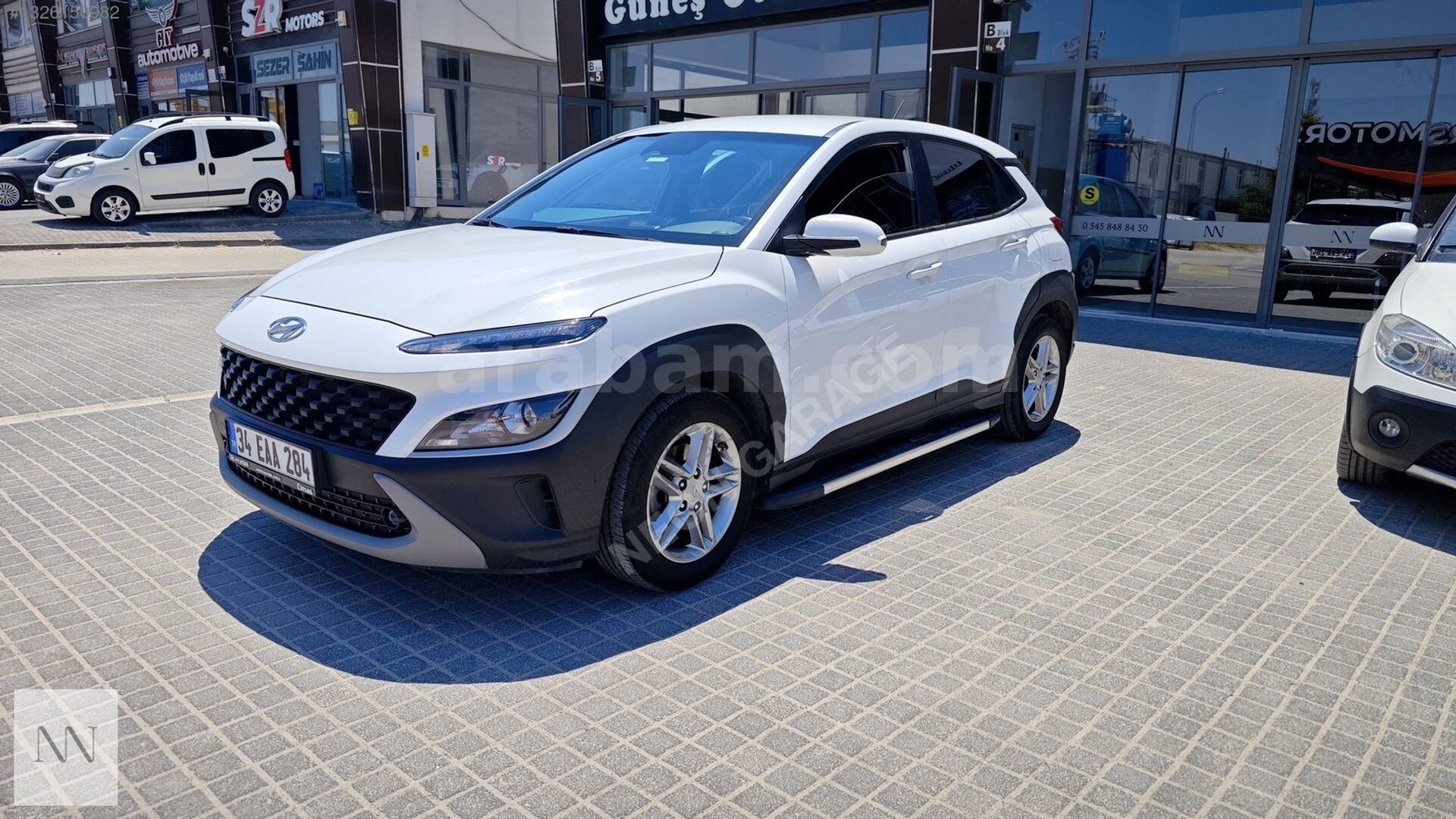 Galeriden Hyundai Kona 1.0 T-GDI Style 2021 Model Eskişehir 66.000 km Beyaz 3