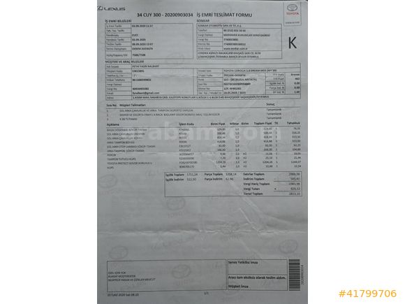 YETKİLİ SERVİS BAKIMLI 96 BİNDE