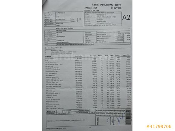 YETKİLİ SERVİS BAKIMLI 96 BİNDE