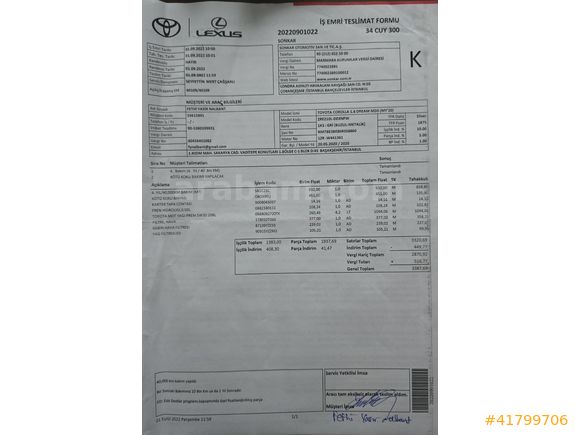 YETKİLİ SERVİS BAKIMLI 96 BİNDE