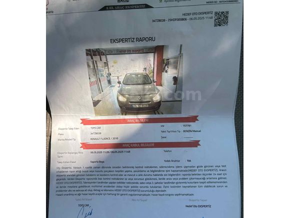 Sahibinden Renault Fluence 1.6 Privilege 2011 Model 