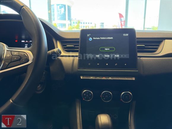 **K.K 12 AY TAKSİT İMKANI** TEKBAŞ MALTEPE'DEN RENAULT CAPTUR
