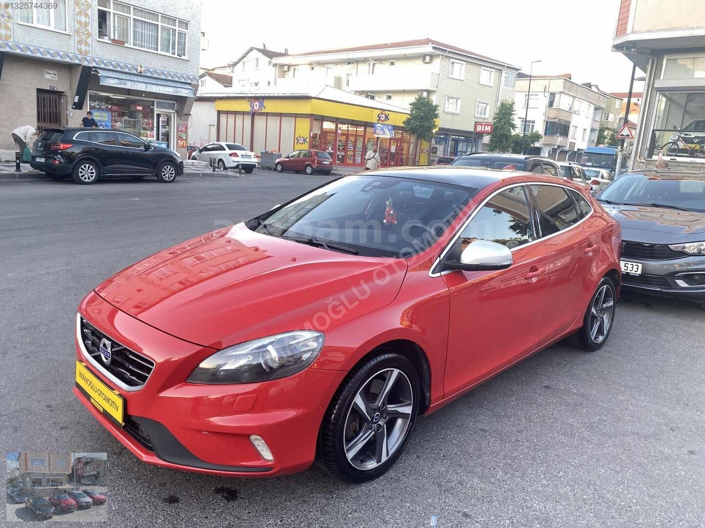 Galeriden Volvo V40 1.5 R-Design 2016 Model İstanbul 172.000 km Kırmızı 3