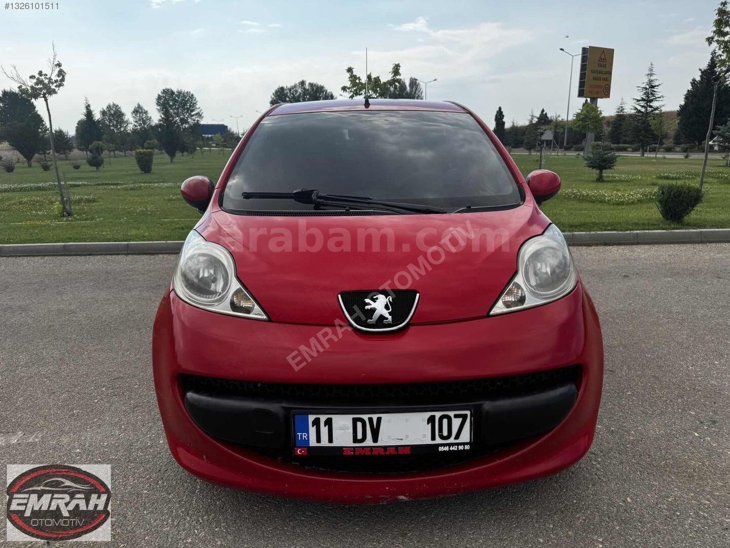 Galeriden Peugeot 107 1.0 Trendy 2009 Model Eskişehir 285.650 km Kırmızı 2
